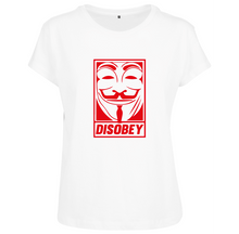 Charger l&#39;image dans la galerie, T-shirt femme Anonymous Disobey