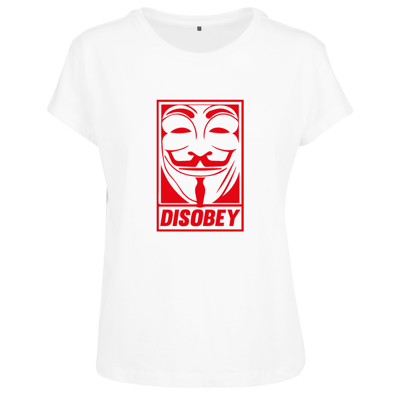 T-shirt femme Anonymous Disobey