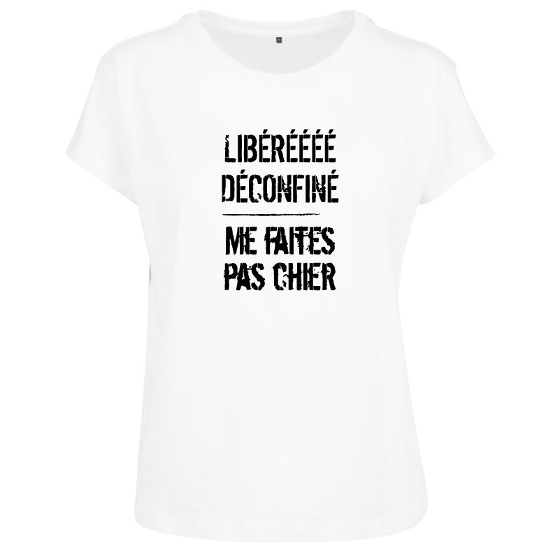 T-shirt femme Libéré déconfiné..