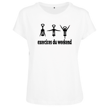 Charger l&#39;image dans la galerie, T-shirt femme Exercices du week-end