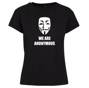 T-shirt femme We are Anonymous