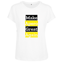 Charger l&#39;image dans la galerie, T-shirt femme Make apéro great again