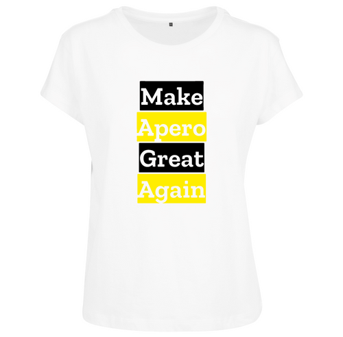 T-shirt femme Make apéro great again