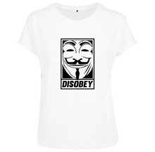 Charger l&#39;image dans la galerie, T-shirt femme Anonymous Disobey