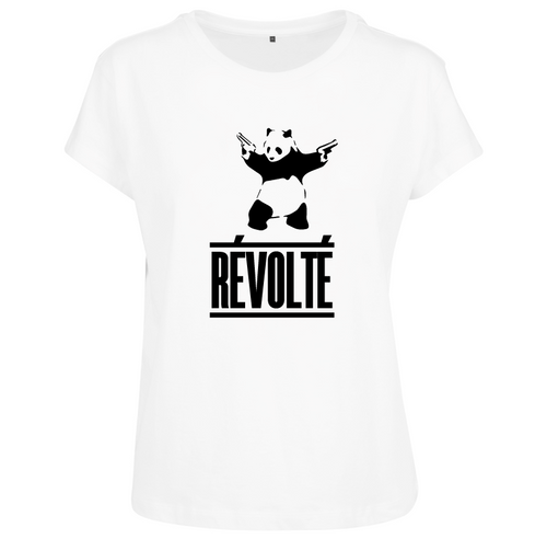 T-shirt femme Panda révolté