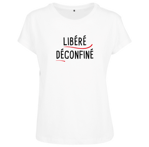 T-shirt femme Libéré déconfiné