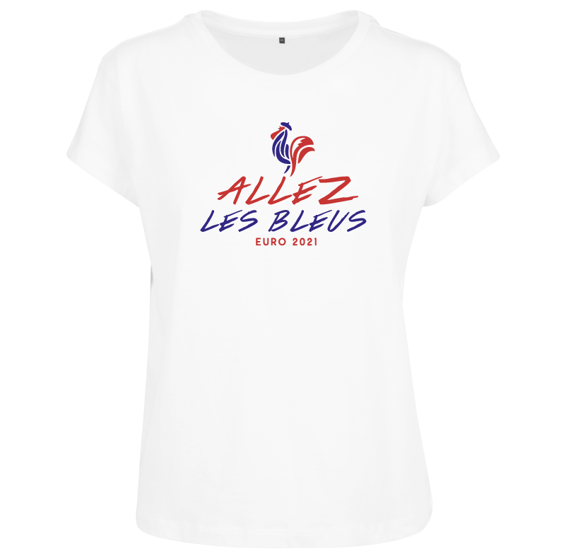 T-shirt femme Allez les bleus