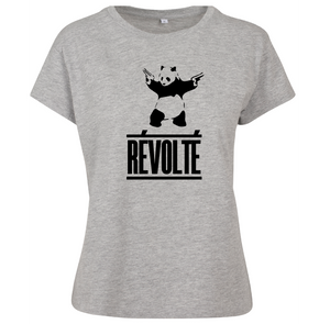 T-shirt femme Panda révolté