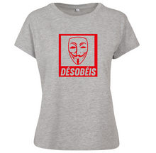 Charger l&#39;image dans la galerie, T-shirt femme Anonymous Désobéis