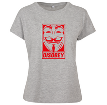 Charger l&#39;image dans la galerie, T-shirt femme Anonymous Disobey