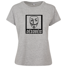 Charger l&#39;image dans la galerie, T-shirt femme Anonymous Désobéis