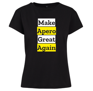 T-shirt femme Make apéro great again