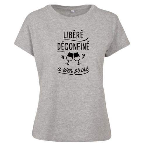 T-shirt femme Libéré déconfiné