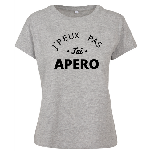 T-shirt femme J'peux pas j'ai apéro