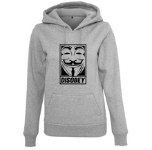 Charger l&#39;image dans la galerie, Sweat à capuche femme Anonymous Disobey