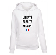 Charger l&#39;image dans la galerie, Sweat à capuche femme Liberté Égalité Mbappe