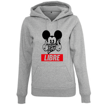 Charger l&#39;image dans la galerie, Sweat à capuche femme Libre Mickey