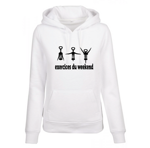 Sweat à capuche femme Exercices du week-end