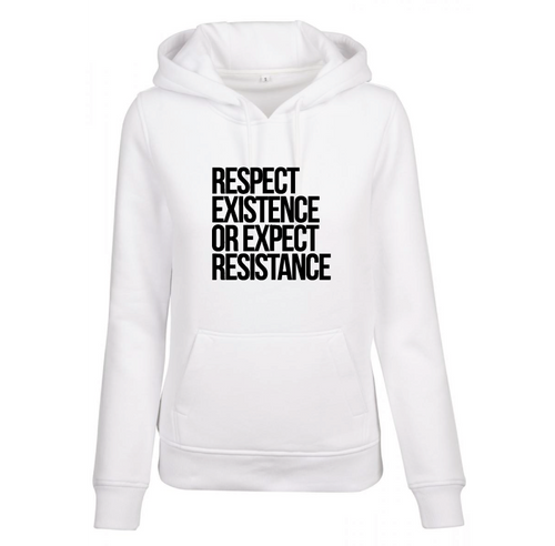 Sweat à capuche femme Respect Existence