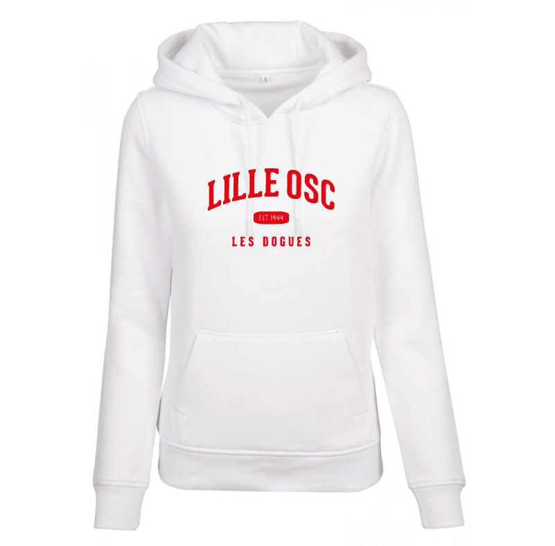 Sweat à capuche femme LILLE OSC