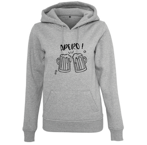 Sweat à capuche femme Apéro