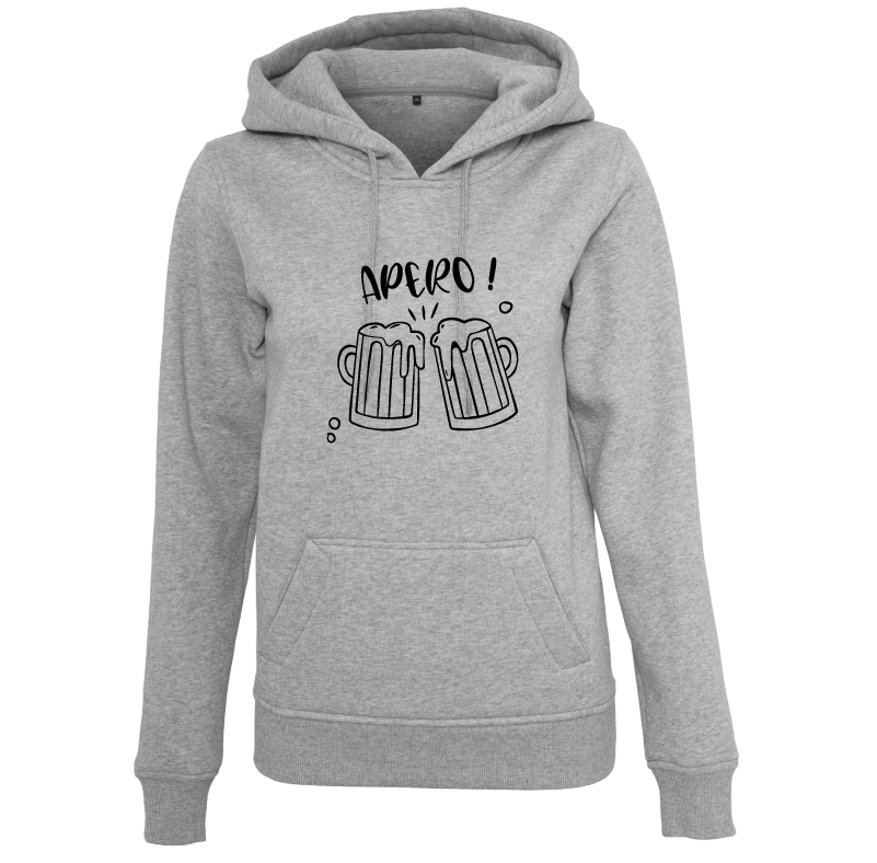 Sweat à capuche femme Apéro