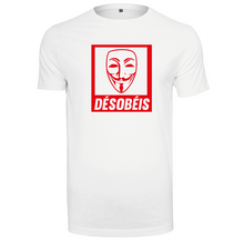 Charger l&#39;image dans la galerie, T-shirt homme Anonymous Désobéis