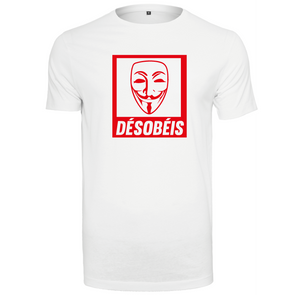 T-shirt homme Anonymous Désobéis