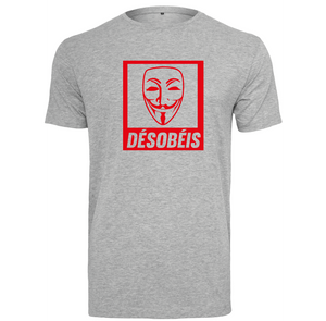 T-shirt homme Anonymous Désobéis