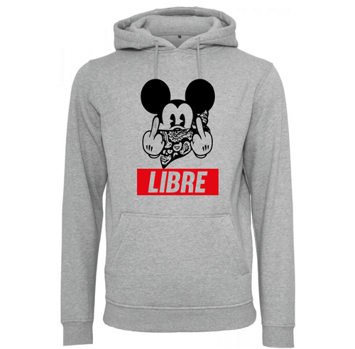 Sweat à capuche homme Libre Mickey