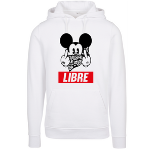 Sweat à capuche homme Libre Mickey